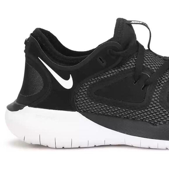 Nike Men\'s Flex 2019 RN Running Shoe Black/White/Anthracite Size 8.5 US main image 7